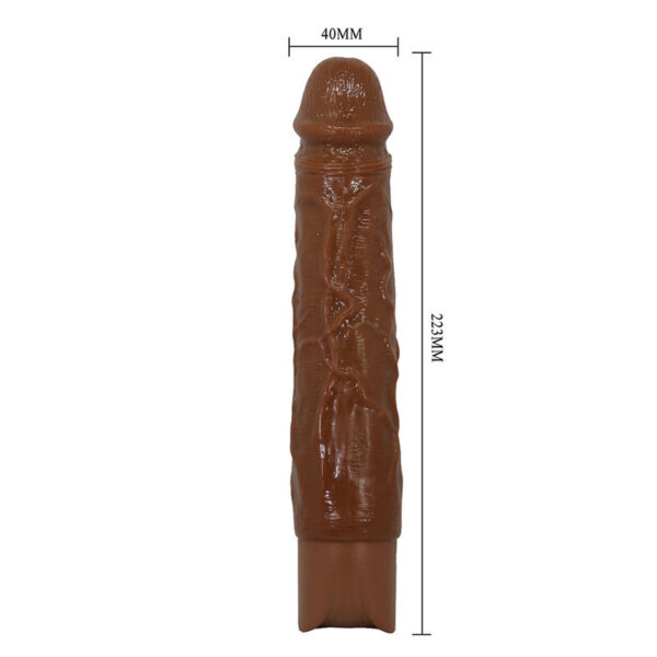 Pretty Love Owen — Realistic Vibrator, 22.5 cm, Brown — Realistic Vibrators — view 9