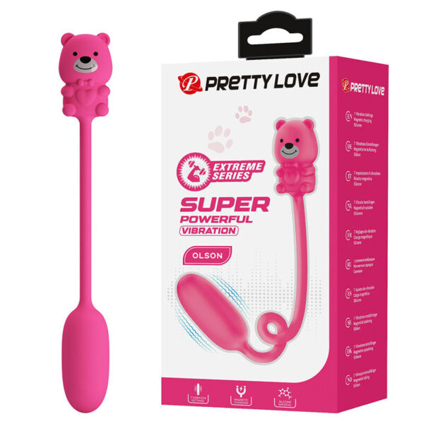 Pretty Love Olson — Vibrating Egg, Silicone, Pink — Clitoral Stimulators — view 3