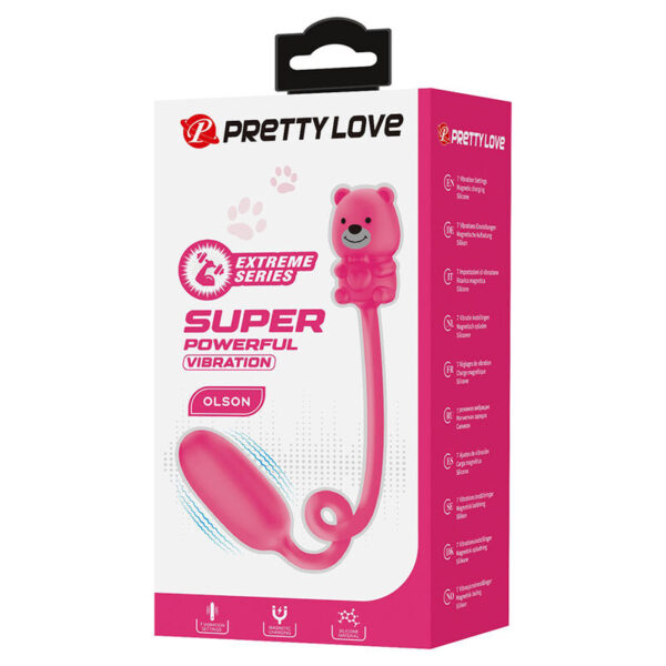 Pretty Love Olson — Vibrating Egg, Silicone, Pink — Clitoral Stimulators — view 5