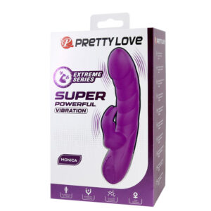 Pretty Love Monica — Rabbit Vibrator, Rechargeable, Purple — Rabbit Vibrators — view 2