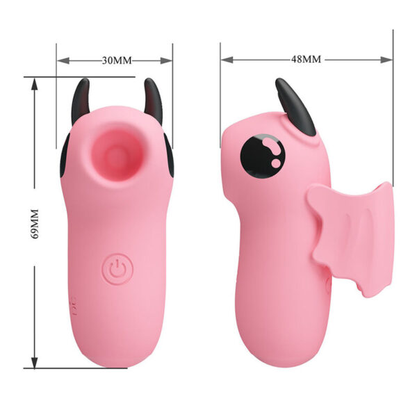 Pretty Love Magic Devil — Clitoral Stimulator, Silicone, Pink — Clitoral Stimulators — view 3