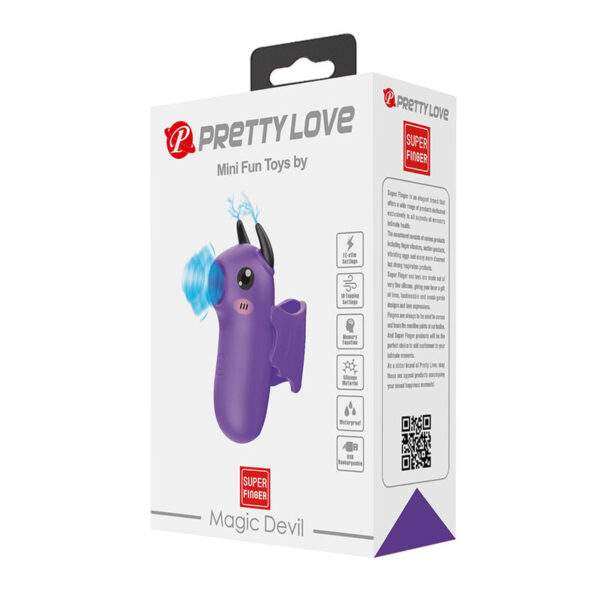 Pretty Love Magic Devil — Clitoral Stimulator, Silicone, Purple — Clitoral Stimulators — view 6