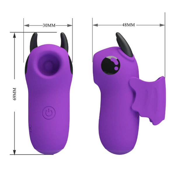 Pretty Love Magic Devil — Clitoral Stimulator, Silicone, Purple — Clitoral Stimulators — view 7