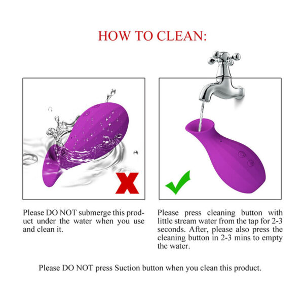 Pretty Love Magic Bottle — Clit Sucker, Rechargeable, Purple — Clitoral Stimulators — view 5