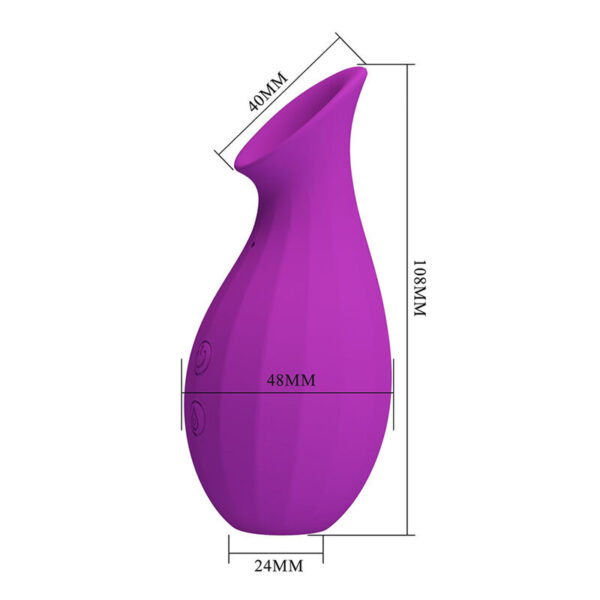 Pretty Love Magic Bottle — Clit Sucker, Rechargeable, Purple — Clitoral Stimulators — view 7