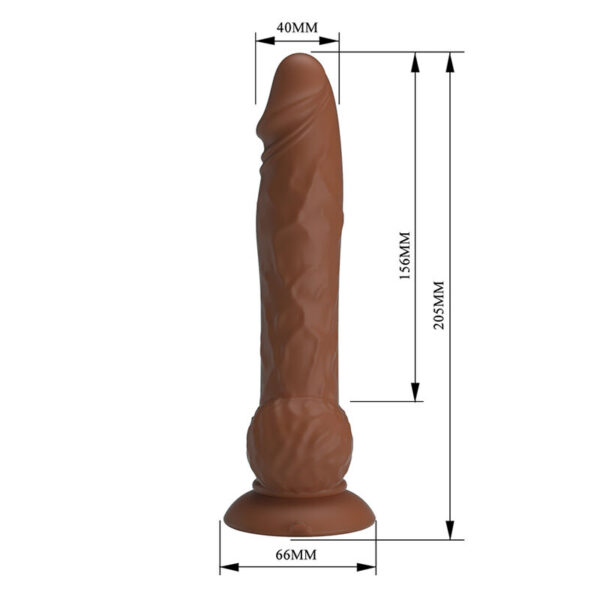 Pretty Love Eren — Thrusting Vibrator, Silicone, Brown — Realistic Vibrators — view 5