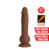 Pretty Love Eren — Thrusting Vibrator, Silicone, Brown — Realistic Vibrators