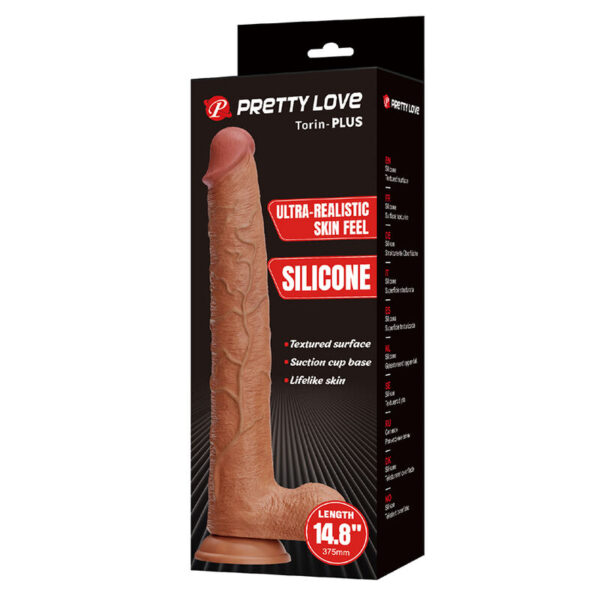 Pretty Love Terin Plus — Realistic Dildo, Silicone, 37.6 cm — Dildos — view 5