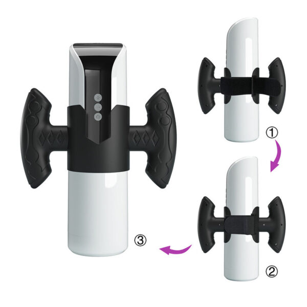 Pretty Love Universal — Masturbator Handle, Black — Couples