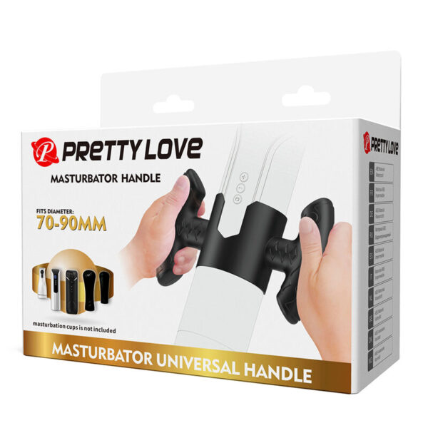 Pretty Love Universal — Masturbator Handle, Black — Couples — view 7