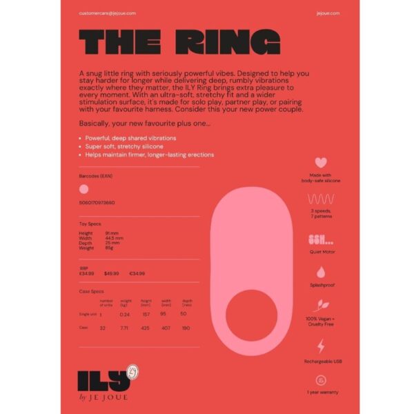 Je Joue ILY — Vibrating Cock Ring — Cock Rings — view 10