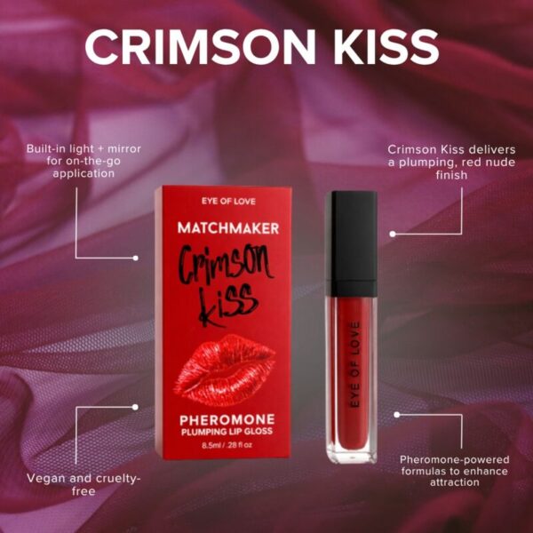 Eye of Love Matchmaker Crimson Kiss — Lip Gloss, 8.5 ml, Red — view 9
