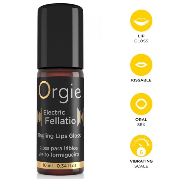 Orgie Electric Fellatio — Lip Gloss, 10 ml, Tingling