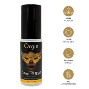 Orgie Oral Ease — Oral Sex Spray, Mint — Aphrodisiacs & Edibles