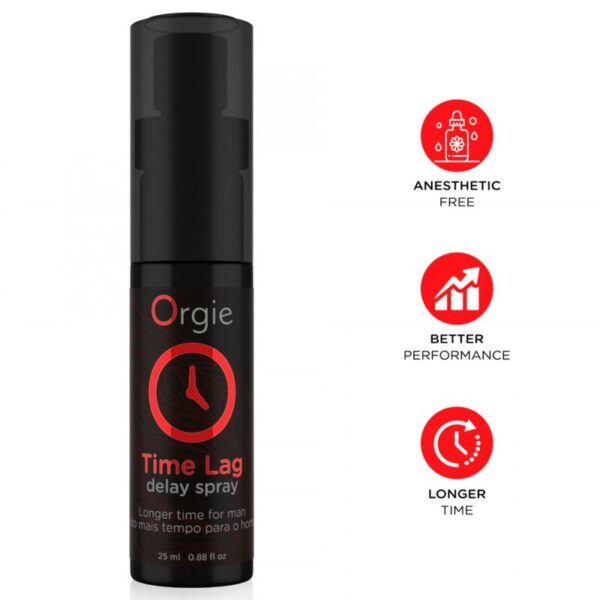 Orgie Time Lag — Delay Spray, 25 ml, Anaesthetic-Free — Delay Sprays & Gels