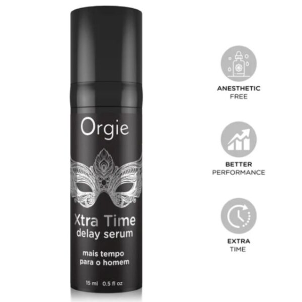 Orgie Xtra Time — Delay Serum, Silicone, 15 ml — Delay Sprays & Gels