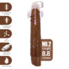 Pretty Love Kessler — Thrusting Vibrator, Rechargeable, Brown — Realistic Vibrators