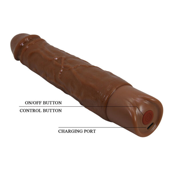Pretty Love Kessler — Thrusting Vibrator, Rechargeable, Brown — Realistic Vibrators — view 7