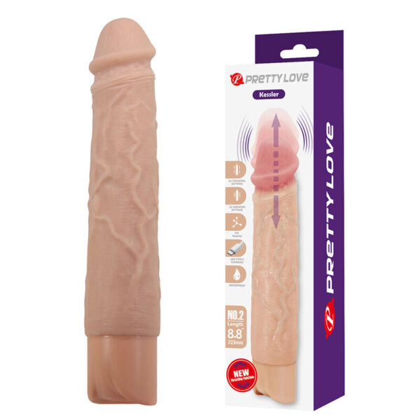 Pretty Love Kessler — Thrusting Vibrator, Rechargeable, Natural — Realistic Vibrators — view 13