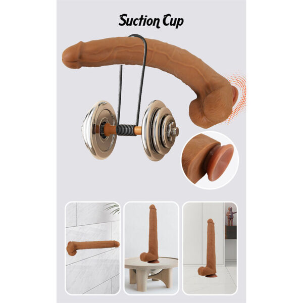 Pretty Love Viggo — Realistic Dildo, Suction Cup, 36.5 cm, Brown — Dildos — view 14