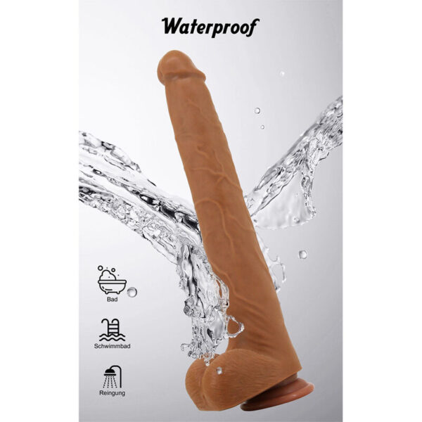 Pretty Love Viggo — Realistic Dildo, Suction Cup, 36.5 cm, Brown — Dildos — view 13