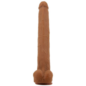 Pretty Love Viggo — Realistic Dildo, Suction Cup, 36.5 cm, Brown — Dildos