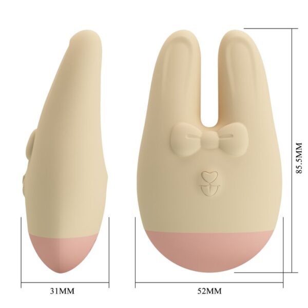Romance Bunny — Clitoral Vibrator, Rechargeable, Cream — Clitoral Stimulators — view 7