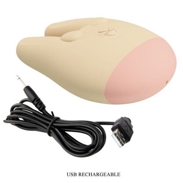 Romance Bunny — Clitoral Vibrator, Rechargeable, Cream — Clitoral Stimulators — view 8