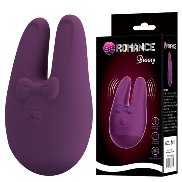 Romance Bunny — Clitoral Vibrator, Rechargeable, Purple — Clitoral Stimulators — view 9