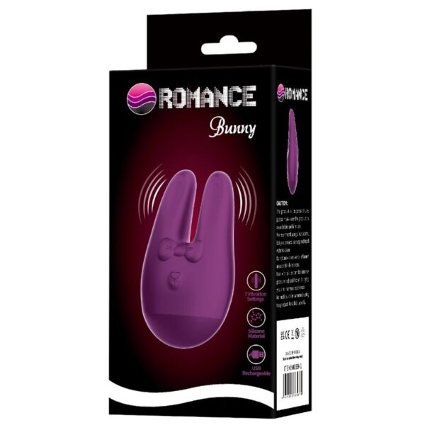 Romance Bunny — Clitoral Vibrator, Rechargeable, Purple — Clitoral Stimulators — view 2