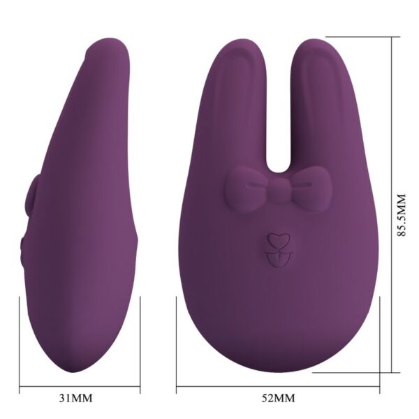 Romance Bunny — Clitoral Vibrator, Rechargeable, Purple — Clitoral Stimulators — view 4