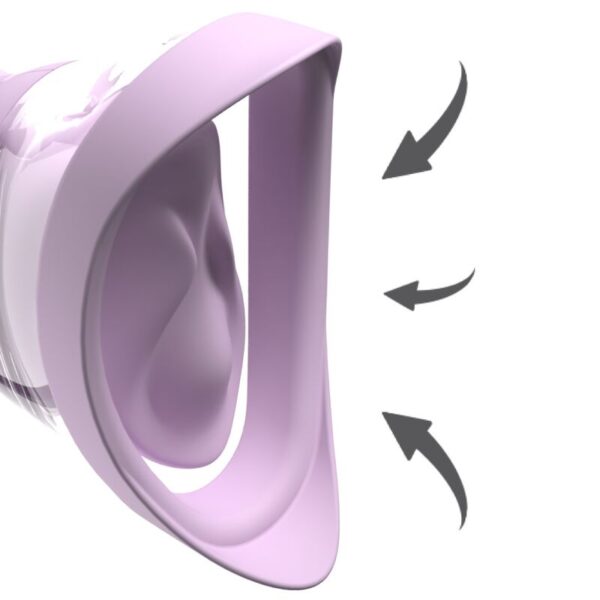 Fantasy for Her Veloura Touch — Clitoral Pump, Purple — Clitoral Pumps — view 5