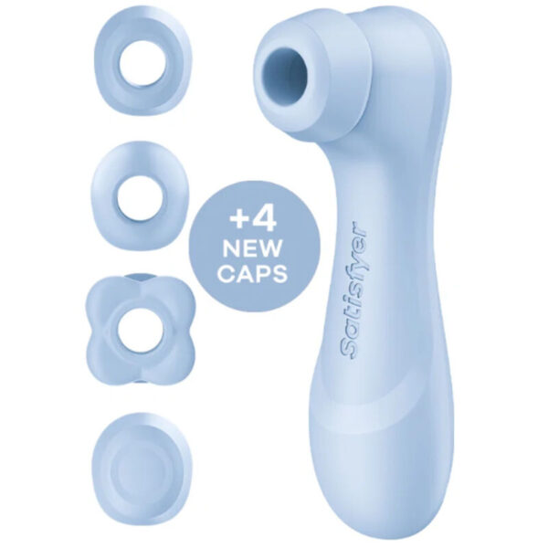 Satisfyer Pro 2 Gen 4 — Air Pulse Stimulator, Serene Blue — Clitoral Stimulators