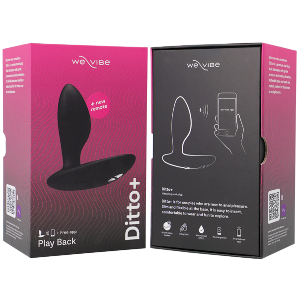 We-Vibe Vector+ — Prostate Massager, Remote Control, Black — Anal — view 6