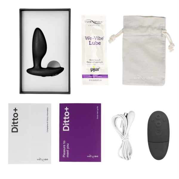 We-Vibe Vector+ — Prostate Massager, Remote Control, Black — Anal — view 2