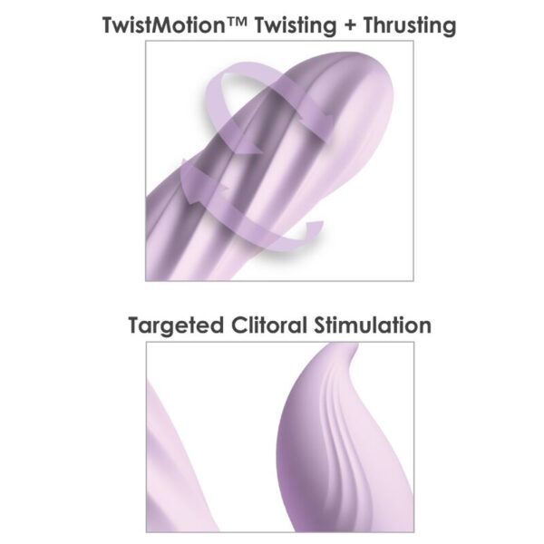 Fantasy for Her Fantasy Twist — Rotating Vibrator, Purple — Rotating Vibrators — view 2