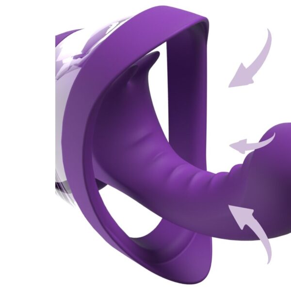 Fantasy for Her Veloura Touch G-Spot — Rabbit Vibrator, Purple — Clitoral Stimulators — view 4