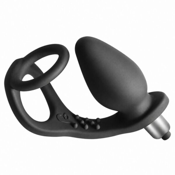 Rocks-Off Ro-Zen — Prostate Vibrator, Waterproof, Onyx Black — Anal — view 3