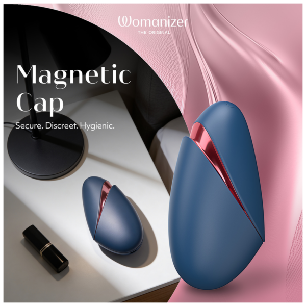 Womanizer Next Liberty — Air Pulse Stimulator, Blue and Red — Clitoral Stimulators — view 4
