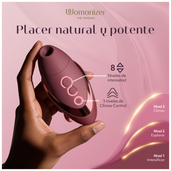 Womanizer Next Liberty — Air Pulse Stimulator, Bordeaux — Clitoral Stimulators — view 6