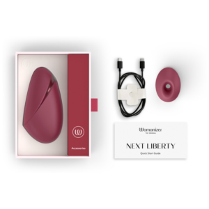 Womanizer Next Liberty — Air Pulse Stimulator, Bordeaux — Clitoral Stimulators — view 2