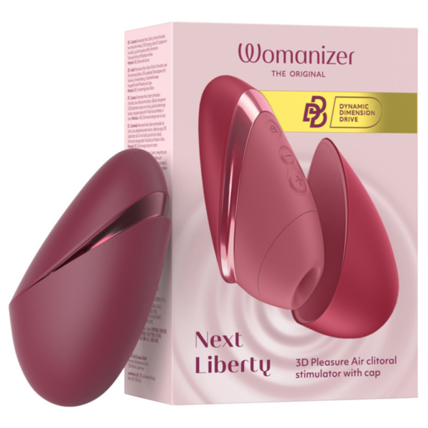 Womanizer Next Liberty — Air Pulse Stimulator, Bordeaux — Clitoral Stimulators — view 11