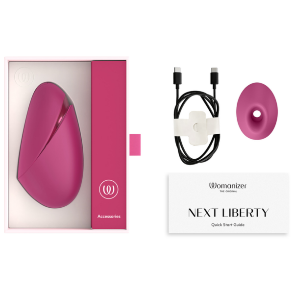 Womanizer Next Liberty — Air Pulse Stimulator, Pink — Clitoral Stimulators — view 8