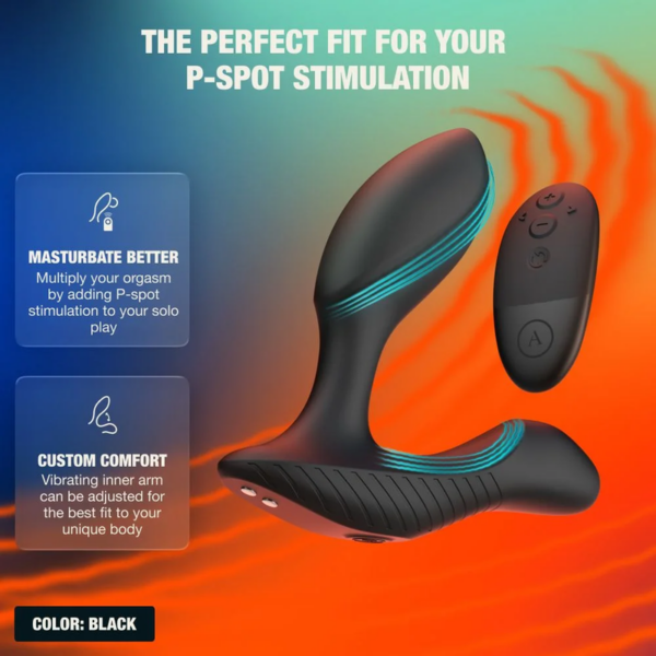 Arcwave Perk — Prostate Vibrator, Remote Control, Black — Anal — view 2