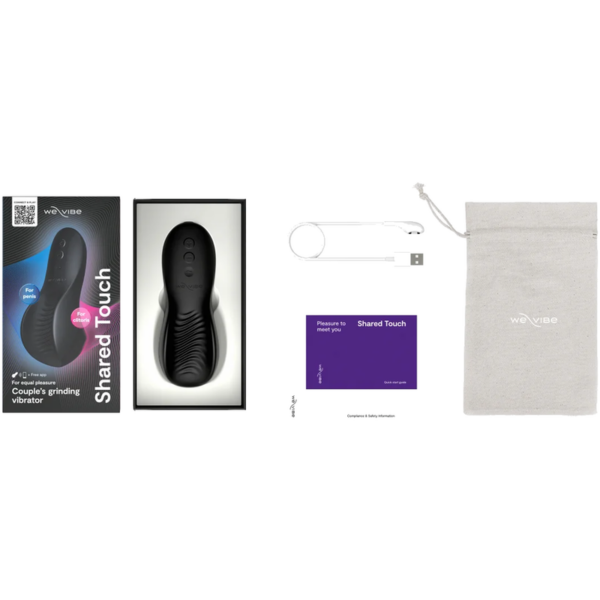 We-Vibe Shared Touch — Couples Vibrator, App-Controlled, Black — Clitoral Stimulators — view 7