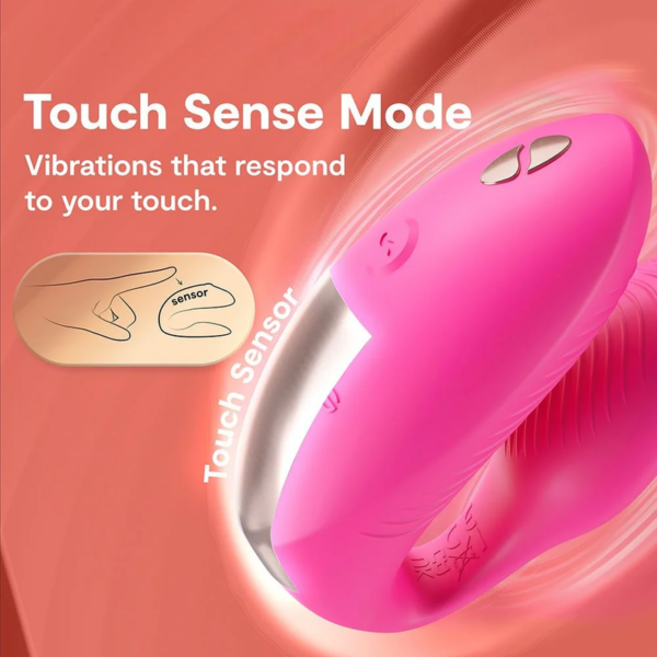 We-Vibe Chorus Pro — Couples Vibrator, Electric Pink — Clitoral Stimulators — view 5