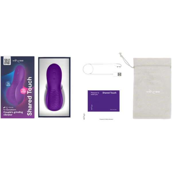 We-Vibe Shared Touch — Couples Vibrator, App-Controlled, Purple — Clitoral Stimulators — view 2