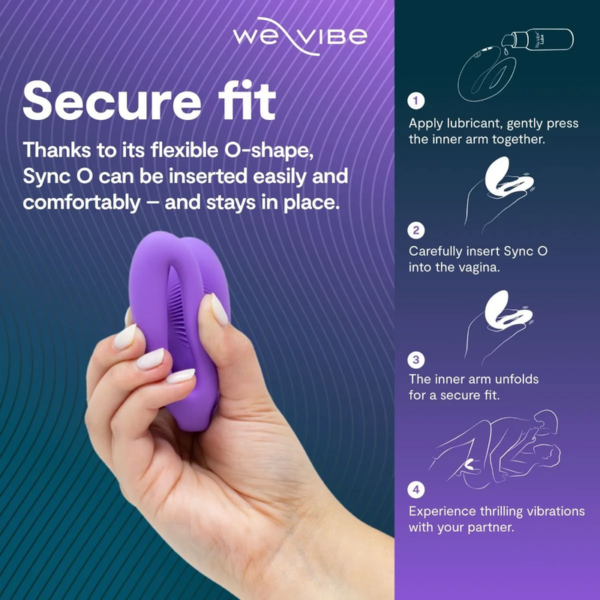 We-Vibe Sync O — Couples Vibrator, Remote Control, Light Purple — Clitoral Stimulators — view 9