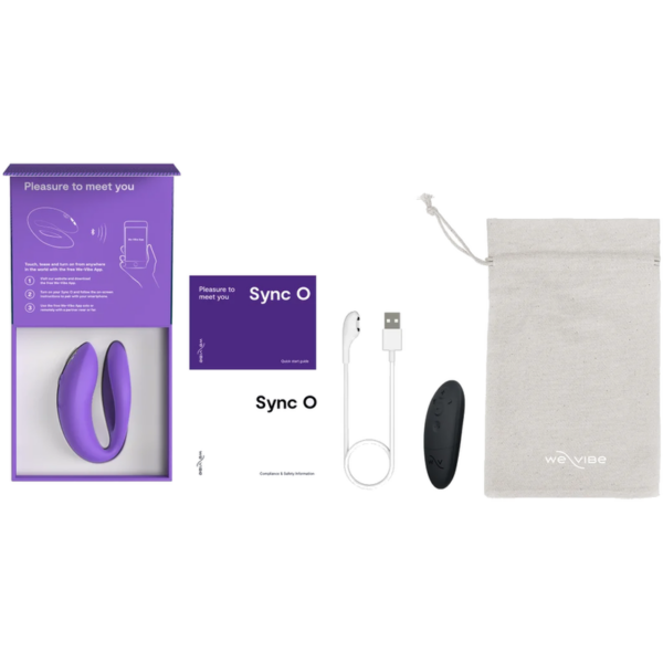 We-Vibe Sync O — Couples Vibrator, Remote Control, Light Purple — Clitoral Stimulators — view 10