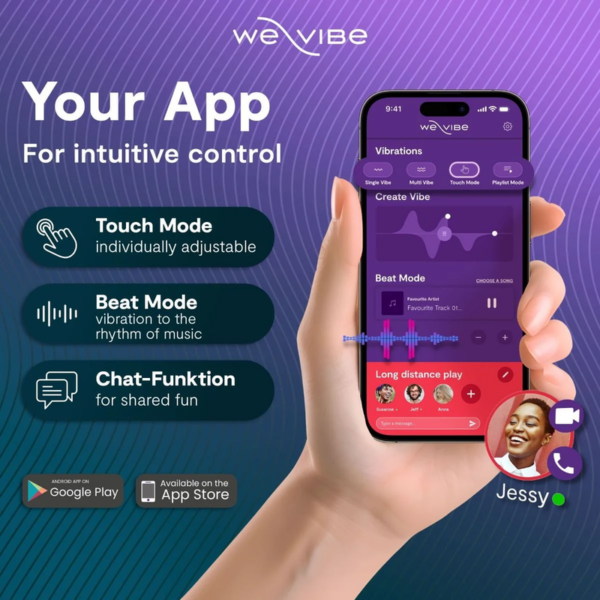 We-Vibe Sync O — Couples Vibrator, Remote Control, Light Purple — Clitoral Stimulators — view 3